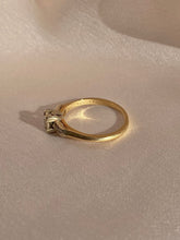 Load image into Gallery viewer, Antique 14k Old European Diamond ArtCarved Ring