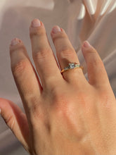 Load image into Gallery viewer, Antique 14k Old European Diamond ArtCarved Ring