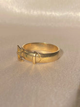Load image into Gallery viewer, Vintage 9k Belt Buckle Ring 1971