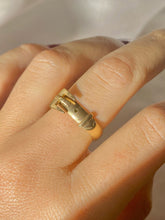 Load image into Gallery viewer, Vintage 9k Belt Buckle Ring 1971