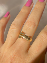 Load image into Gallery viewer, Vintage 9k Belt Buckle Ring 1971