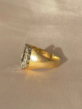 Load image into Gallery viewer, Vintage 14k Diamond Horseshoe Ring