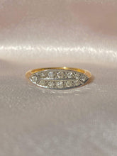 Load image into Gallery viewer, Antique 18k Diamond Art Deco Boat Ring