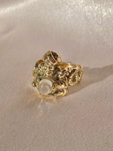Load image into Gallery viewer, Vintage 10k Moonstone Genie Serpent Cabochon Ring