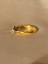 Load image into Gallery viewer, Antique 18k Old Mine Diamond Quintette Ring