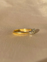Load image into Gallery viewer, Antique 18k Old Mine Diamond Quintette Ring