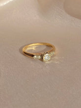 Load image into Gallery viewer, Antique 14k Old European Diamond ArtCarved Ring