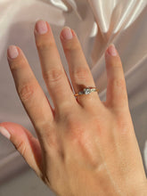 Load image into Gallery viewer, Antique 14k Old European Diamond ArtCarved Ring