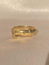 Load image into Gallery viewer, Vintage 9k Belt Buckle Ring 1971
