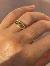 Load image into Gallery viewer, Antique 18k Rose Cut Diamond Starburst Gypsy Ring 1800s