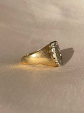 Load image into Gallery viewer, Vintage 14k Diamond Horseshoe Ring