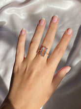 Load image into Gallery viewer, Vintage 14k Light Pink Morganite Solitaire Cocktail Ring