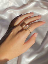 Load image into Gallery viewer, Vintage 14k Light Pink Morganite Solitaire Cocktail Ring