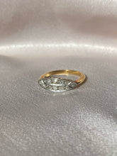 Load image into Gallery viewer, Antique 18k Diamond Art Deco Boat Ring