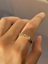 Load image into Gallery viewer, Antique 18k Old Mine Diamond Quintette Ring