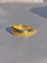 Load image into Gallery viewer, Antique 18k Diamond Trilogy Gypsy Ring 1920