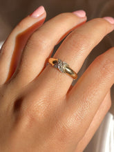 Load image into Gallery viewer, Vintage 9k Diamond X Band 1994