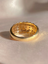 Load image into Gallery viewer, Vintage 14k Diamond Column Ring 1.00 cts