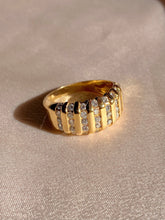 Load image into Gallery viewer, Vintage 14k Diamond Column Ring 1.00 cts