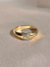 Load image into Gallery viewer, Vintage 9k Diamond X Band 1994