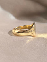 Load image into Gallery viewer, Vintage 9k Signet Ring 1957