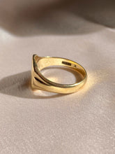 Load image into Gallery viewer, Vintage 9k Signet Ring 1957