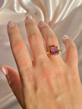 Load image into Gallery viewer, Antique 10k Amethyst Ring by OB 1920s