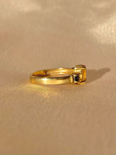 Load image into Gallery viewer, Vintage 9k Citrine Tanzanite Ring