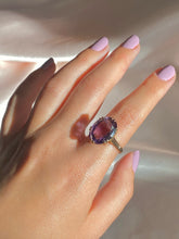 Load image into Gallery viewer, Vintage 9k Amethyst Oval Cocktail Ring