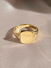 Load image into Gallery viewer, Vintage 9k Signet Ring 1957
