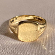 Load image into Gallery viewer, Vintage 9k Signet Ring 1957