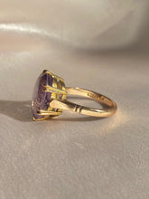 Load image into Gallery viewer, Vintage 9k Amethyst Oval Cocktail Ring