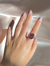 Load image into Gallery viewer, Vintage 9k Amethyst Oval Cocktail Ring