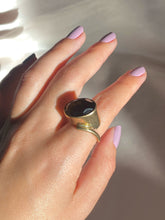 Load image into Gallery viewer, Vintage 9k Avant Garde Smokey Quartz Cocktail Ring