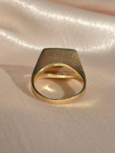 Load image into Gallery viewer, Vintage 9k Brown Striped Agate Split Ring 1992