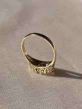 Load image into Gallery viewer, Vintage 9k Opal Diamond Cabochon Boat Ring 1987