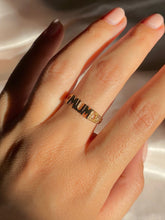 Load image into Gallery viewer, Vintage 9k Mom MUM Ring