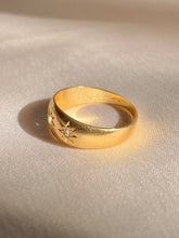 Load image into Gallery viewer, Antique 18k Diamond Trilogy Gypsy Ring 1913