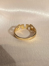 Load image into Gallery viewer, Vintage 9k Mom MUM Ring