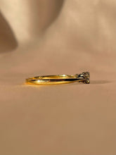 Load image into Gallery viewer, Vintage 18k Diamond Platinum Trilogy Ring