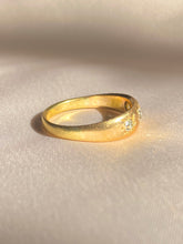 Load image into Gallery viewer, Antique 18k Diamond Trilogy Gypsy Ring 1909-10