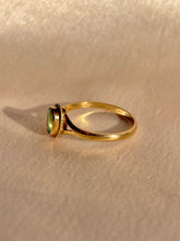 Load image into Gallery viewer, Vintage 9k Emerald Bezel Solitaire Ring