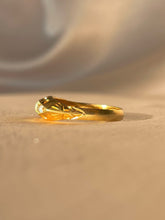 Load image into Gallery viewer, Antique 18k Opal Diamond Boat Ring 1912