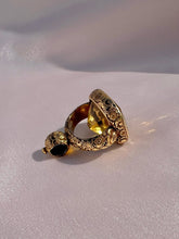 Load image into Gallery viewer, Antique Citrine Floral Fob Seal 1800s