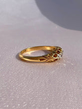Load image into Gallery viewer, Antique 18k Diamond Claw Ring 1889