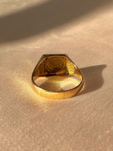 Load image into Gallery viewer, Vintage 9k Saint Christopher Signet Ring 1977