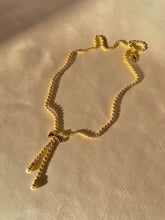 Load image into Gallery viewer, Vintage 14k Pearl Bow Rope Necklace