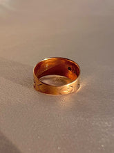 Load image into Gallery viewer, Antique 14k Rose Gold Mizpah Ring 1866