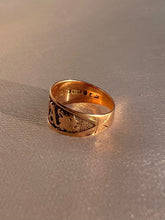 Load image into Gallery viewer, Antique 14k Rose Gold Mizpah Ring 1866