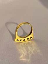 Load image into Gallery viewer, Vintage 14k Diamond Dot Heart Star Moon Ring